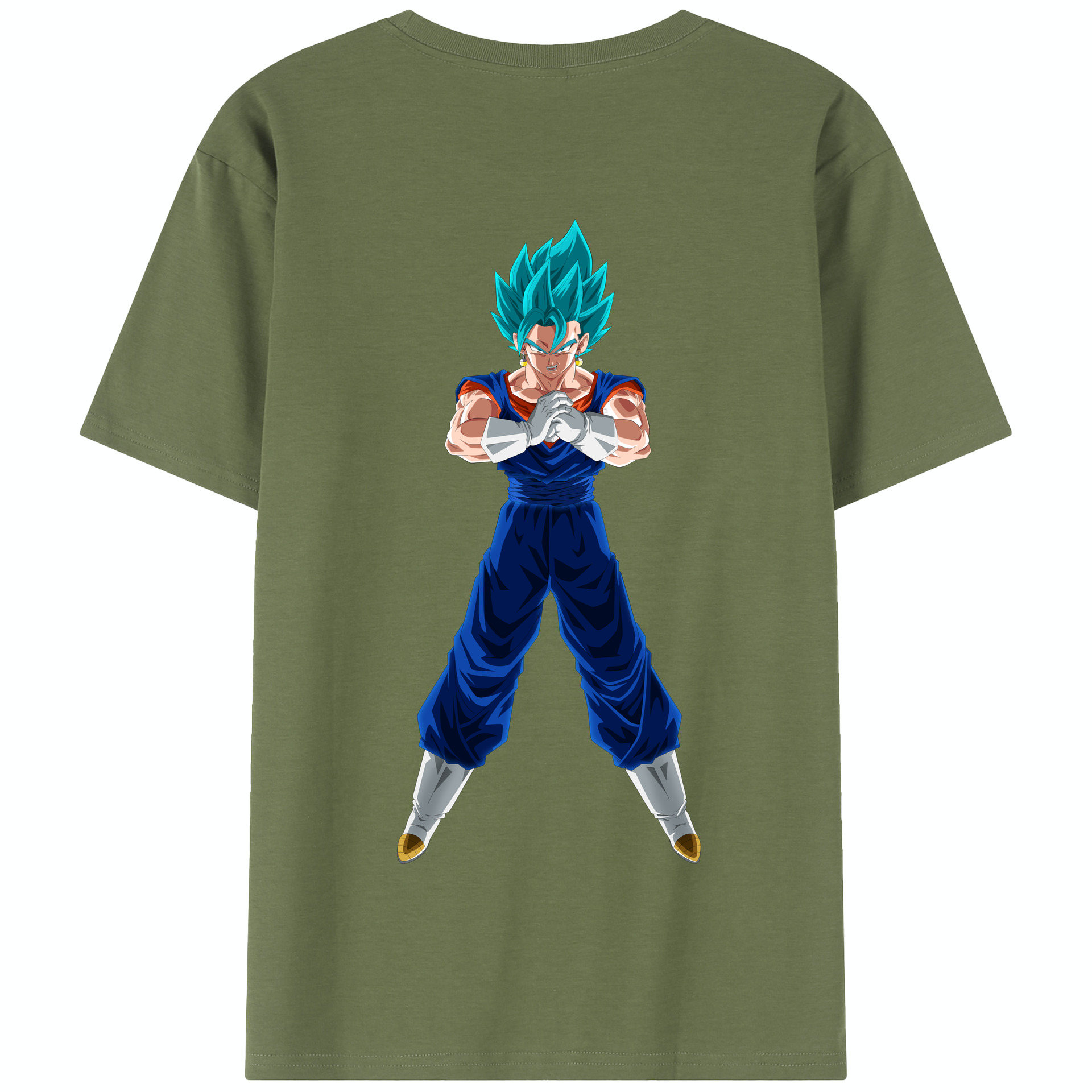 （画像用） ドラゴンボール ベジット DRAGON BALL Vegetto 綿100％半袖Tシャツ（背面プリント）